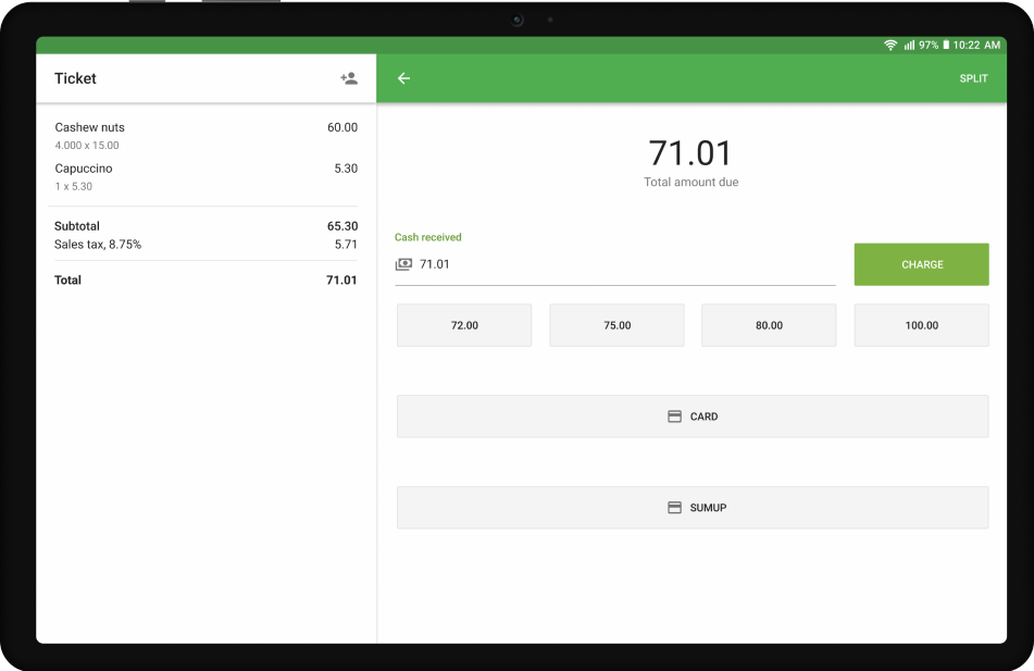 screenshot of Loyverse POS